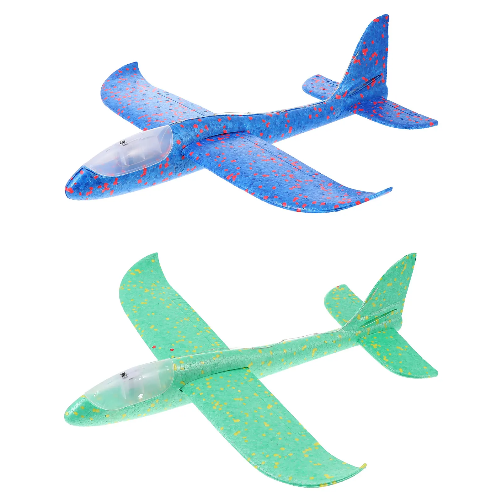 2 Pcs Luminous Airplane Toy Kids Gifts Foam Flying Glider Hand Throw Plastic Assemble Outdoor Games Party Fun Premium
2 Pcs Luminous Airplane Toy Kids Gifts Foam Flying Glider Hand Throw Plastic Assemble Outdoor Games Party Fun Premium