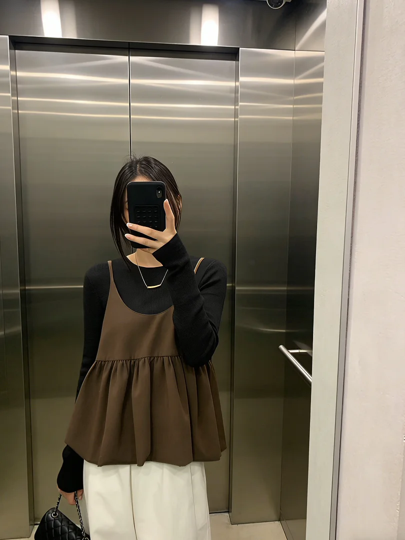Korean Sle Simple Ele Bla Knitted Sweater Set Women's Faion Autumn Outfit ature Brown Strap Set Casual Wear
Korean Sle Simple Ele Bla Knitted Sweater Set Women's Faion Autumn Outfit ature Brown Strap Set Casual Wear