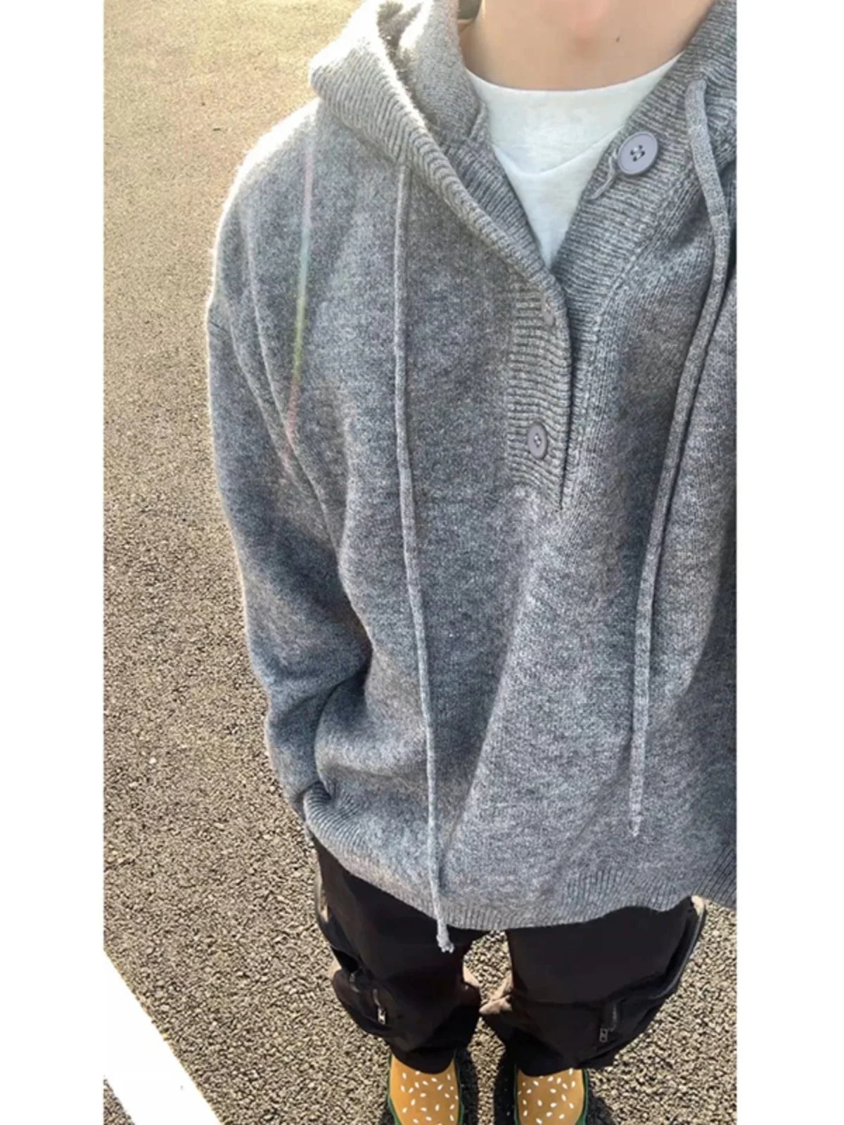 ay Hooded Knitwear Men's Casual Sle oulder-Length Innerwear Winter Season Anti-Wrinkle Maintaining ape Long Sve
ay Hooded Knitwear Men's Casual Sle oulder-Length Innerwear Winter Season Anti-Wrinkle Maintaining ape Long Sve