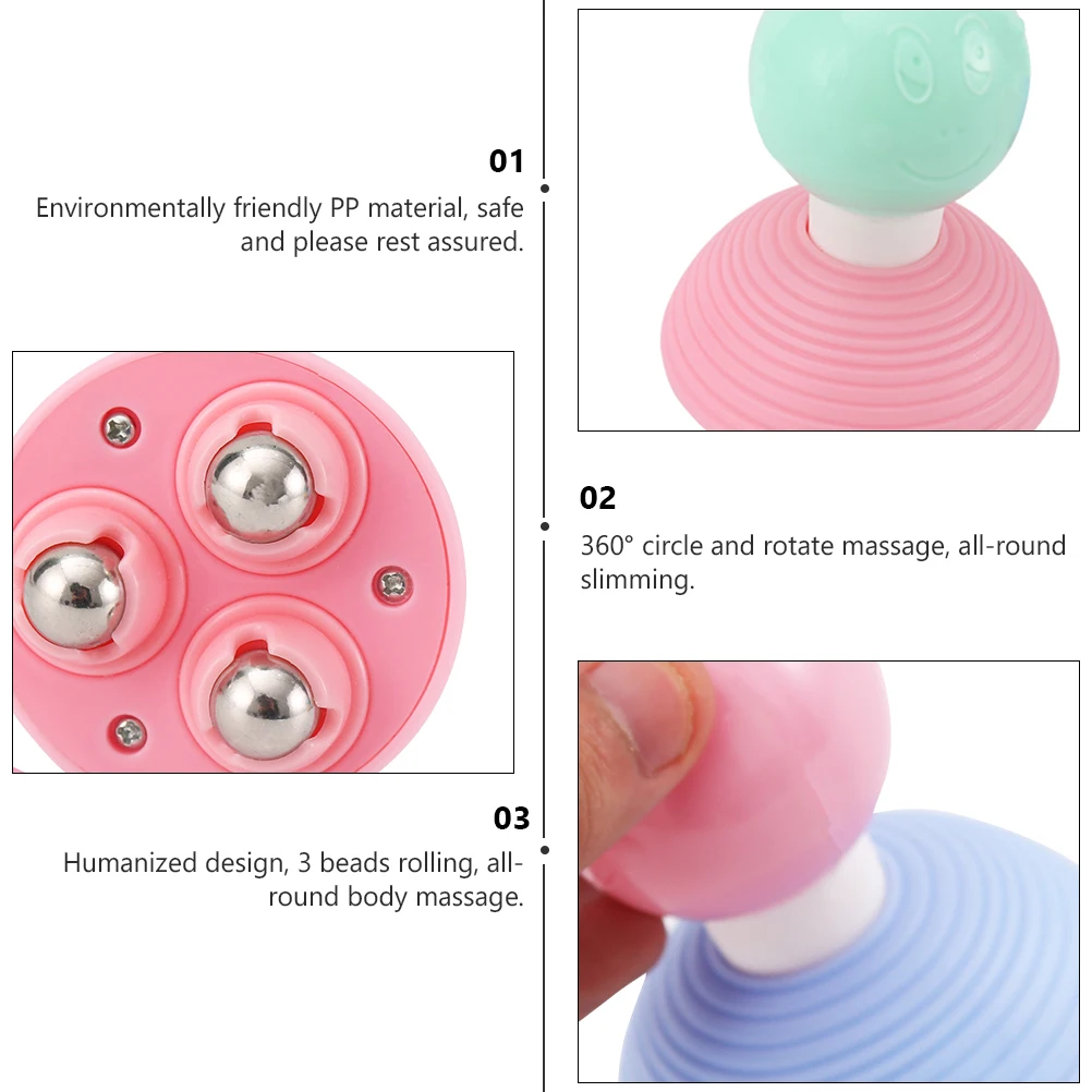 2 шт. массажный ролик креативный массажер для ухода за телом милое колесо прокрутки Pp ролики
2 шт. массажный ролик креативный массажер для ухода за телом милое колесо прокрутки Pp ролики