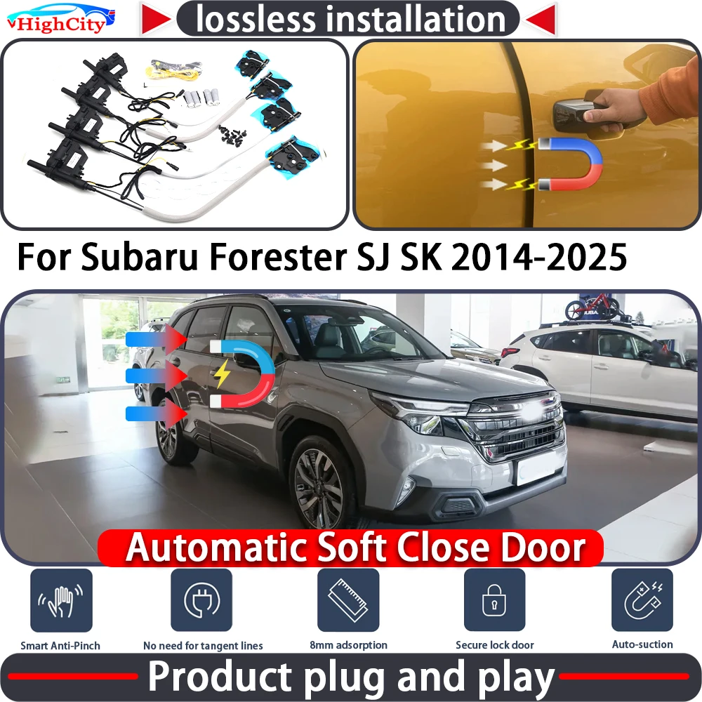 HighCity Electric Closing Door Lock Actuator for Subaru Forester SJ SK 2014-2025 Soft Close Power Latch System Auto Pull Door
HighCity Electric Closing Door Lock Actuator for Subaru Forester SJ SK 2014-2025 Soft Close Power Latch System Auto Pull Door