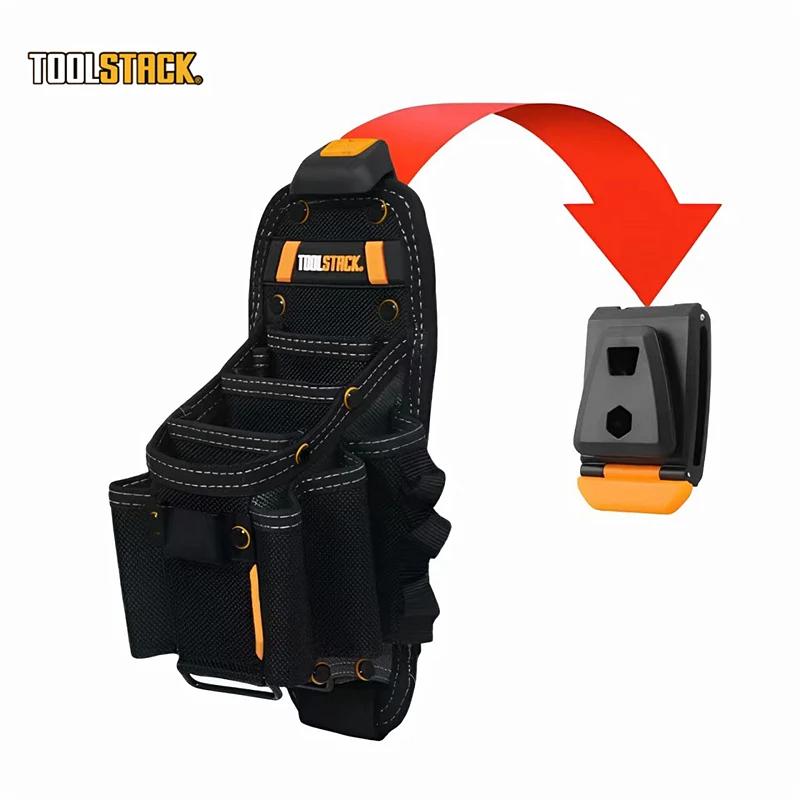 TOOLSTACK 10-Pocket Tool Pouch Mechanic Multifunctional Multi-Pocket Technician Tool Bag Quick Durable Hanging Waist Storage Bag
TOOLSTACK 10-Pocket Tool Pouch Mechanic Multifunctional Multi-Pocket Technician Tool Bag Quick Durable Hanging Waist Storage Bag