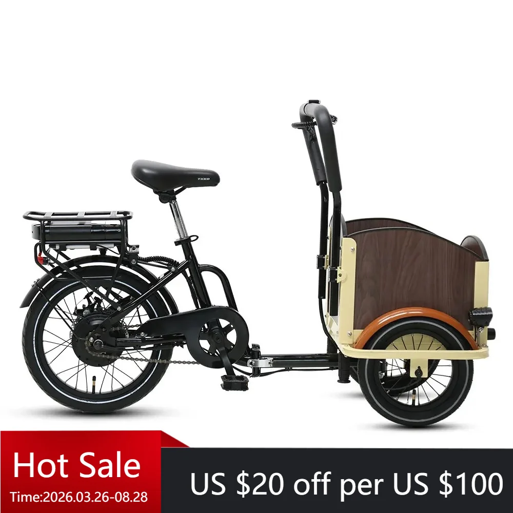 TC TXED 24V 180W steel folding hub motor electric tricycle with open body, suitable for children
TC TXED 24V 180W steel folding hub motor electric tricycle with open body, suitable for children