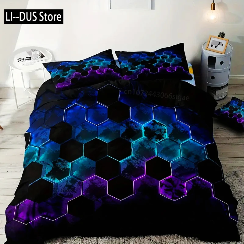 Aqua Colorful Geometry Duvet Cover Set Single Double For Kids Adults Queen King Size Bedding Set With Pillowcase For Bedroom
Aqua Colorful Geometry Duvet Cover Set Single Double For Kids Adults Queen King Size Bedding Set With Pillowcase For Bedroom