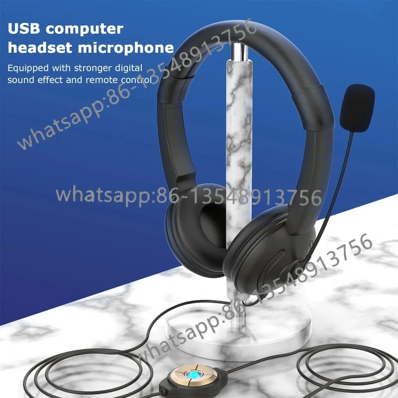 Phone headset Headset Noise reduction Learning Live customer service special headset USB plug with microphone
Phone headset Headset Noise reduction Learning Live customer service special headset USB plug with microphone
