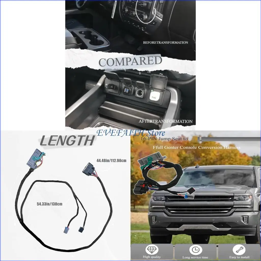 124B 16 Pin Jumper Middle Console Link Harness Improvement For Pickup Trucks
124B 16 Pin Jumper Middle Console Link Harness Improvement For Pickup Trucks