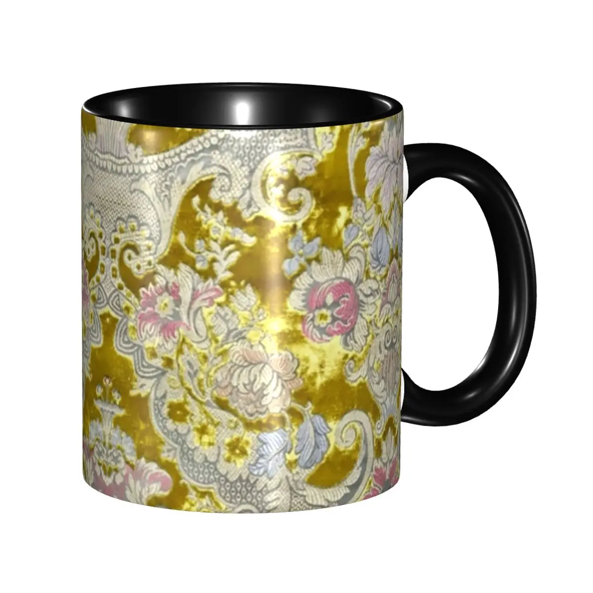 Baroque Italian Damask Coffee Mug DIY Custom Ceramic Mug Creative Present
Baroque Italian Damask Coffee Mug DIY Custom Ceramic Mug Creative Present
