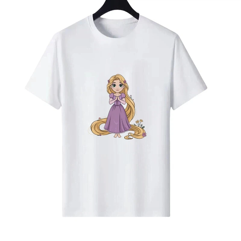 Женская летняя белая свободная одежда принцессы Диснея с узором для родителей и детей, топы, женские дешевые футболки с короткими рукавами Y2k, блузки
Женская летняя белая свободная одежда принцессы Диснея с узором для родителей и детей, топы, женские дешевые футболки с короткими рукавами Y2k, блузки