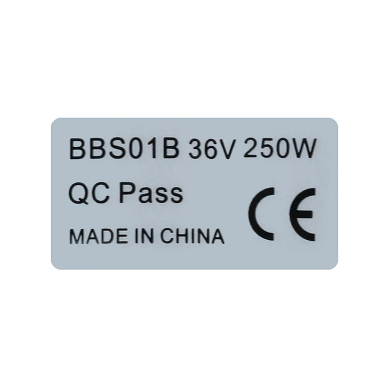 20PCS Ebike Sticker For Bafang Front Rear Hub Motor CE Label Tag 36V250W Electric Bicycle Conversion Kit Sticker
20PCS Ebike Sticker For Bafang Front Rear Hub Motor CE Label Tag 36V250W Electric Bicycle Conversion Kit Sticker