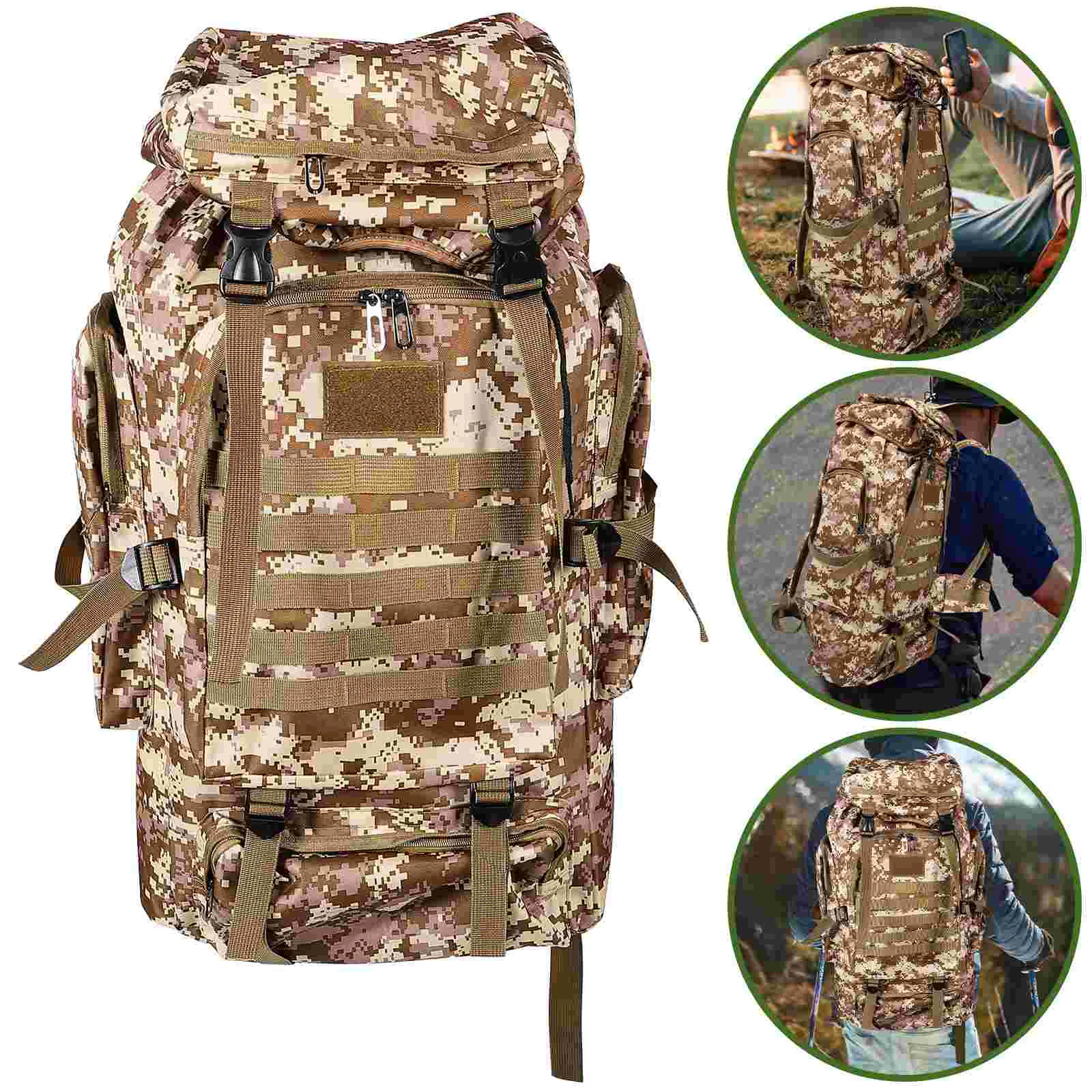 80L Waterproof Backpack Oxford Cloth Large Capacity Hiking Bag Camping Backpack Men Women Outdoor Hunting
80L Waterproof Backpack Oxford Cloth Large Capacity Hiking Bag Camping Backpack Men Women Outdoor Hunting
