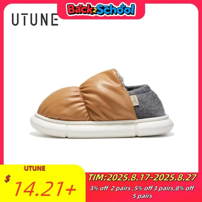 UTUNE Unisex Indoor Warm Plush Slippers Waterproof Lightweight Soft Sole Outdoor Cozy Down Cotton Shoes 2025 Winter New Non-Slip
UTUNE Unisex Indoor Warm Plush Slippers Waterproof Lightweight Soft Sole Outdoor Cozy Down Cotton Shoes 2025 Winter New Non-Slip