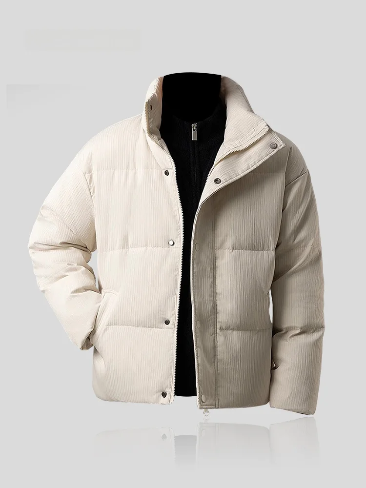 Men's Winter Loose down Jacket Trendy Thick Warm Short Collarless Coat Fashionable Sun Protection Clothing I.T
Men's Winter Loose down Jacket Trendy Thick Warm Short Collarless Coat Fashionable Sun Protection Clothing I.T