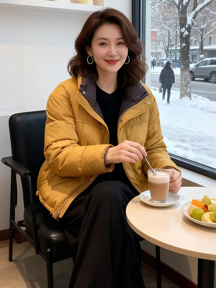 Thiened Stand Collar down Cotton Jaet Women's Sle Winter New Faion Unique Beautiful Coat Warmth Korean Version Long S...
Thiened Stand Collar down Cotton Jaet Women's Sle Winter New Faion Unique Beautiful Coat Warmth Korean Version Long S...