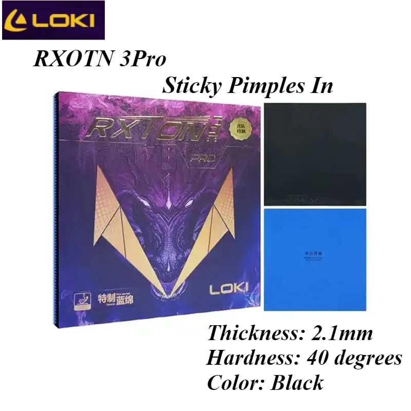 Оригинальная губка для настольного тенниса LOKI RXOTN 3Pro, липкие шипы синего цвета, губка для пинг-понга, черная для петли с быстрой атакой
Оригинальная губка для настольного тенниса LOKI RXOTN 3Pro, липкие шипы синего цвета, губка для пинг-понга, черная для петли с быстрой атакой