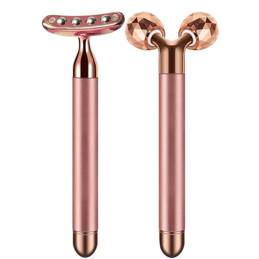 2 in 1 Face Massager Roller 3D Roller and 24K Pulse Shape Massager Kit Arm Eye Nose Massager Skin Care Tools
2 in 1 Face Massager Roller 3D Roller and 24K Pulse Shape Massager Kit Arm Eye Nose Massager Skin Care Tools
