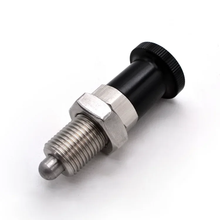SK5-036 stainless steel return type spring knob plunger positioning pin, indexing pin, stop pin
SK5-036 stainless steel return type spring knob plunger positioning pin, indexing pin, stop pin
