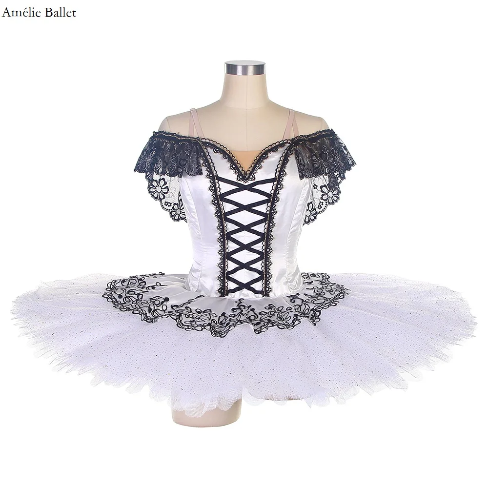 B22077 White Spandex Bodice With Romantic Style Seeves Professional Ballet Pancake Tutu For Women and Girls Performance Wear
B22077 White Spandex Bodice With Romantic Style Seeves Professional Ballet Pancake Tutu For Women and Girls Performance Wear