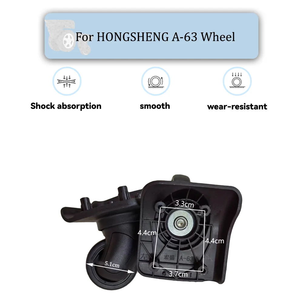 For HONGSHENG A-63 Universal Wheel Replacement Suitcase Silent Smooth Convenient Shock Absorbing Rotating Accessories Wheels
For HONGSHENG A-63 Universal Wheel Replacement Suitcase Silent Smooth Convenient Shock Absorbing Rotating Accessories Wheels