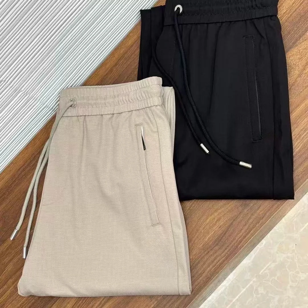 Italian BC embroidered old money style men's simple drawstring straight casual pants
Italian BC embroidered old money style men's simple drawstring straight casual pants