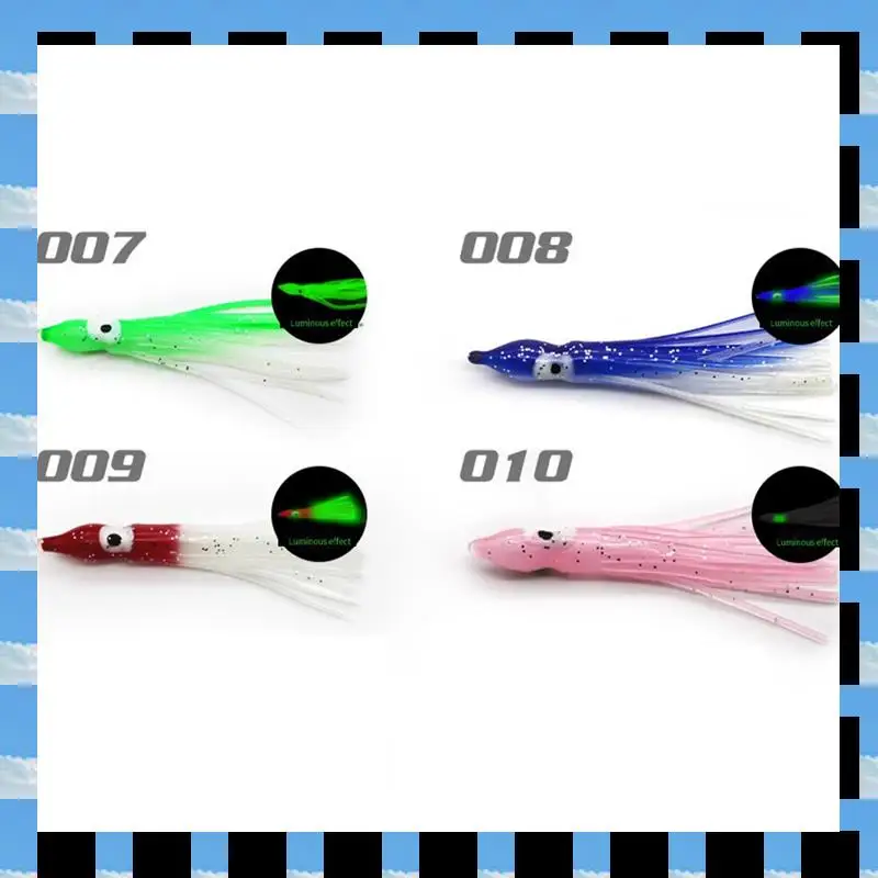 ABME Soft Octopus Bait 100Mm Octopus Bait Squid Skirt Fishing Tackle Trolling Bait PVC Luminous Skirt Fishing Bait
ABME Soft Octopus Bait 100Mm Octopus Bait Squid Skirt Fishing Tackle Trolling Bait PVC Luminous Skirt Fishing Bait
