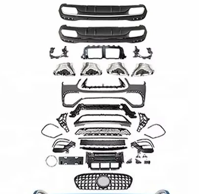 Wholesale Body Kit for 2020 2021 GLE W167 Upgrade GLE63 Front Rear Car Bumpers with Grills
Wholesale Body Kit for 2020 2021 GLE W167 Upgrade GLE63 Front Rear Car Bumpers with Grills