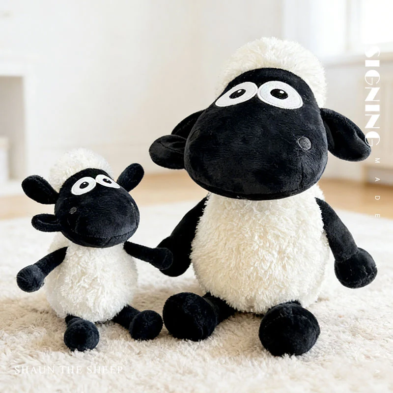 Fluffy stick out one's tongue Shaun the Sheep Plush Doll Timmy Stuffed Toy Black and white sheep Little Sheep Room Decoration
Fluffy stick out one's tongue Shaun the Sheep Plush Doll Timmy Stuffed Toy Black and white sheep Little Sheep Room Decoration