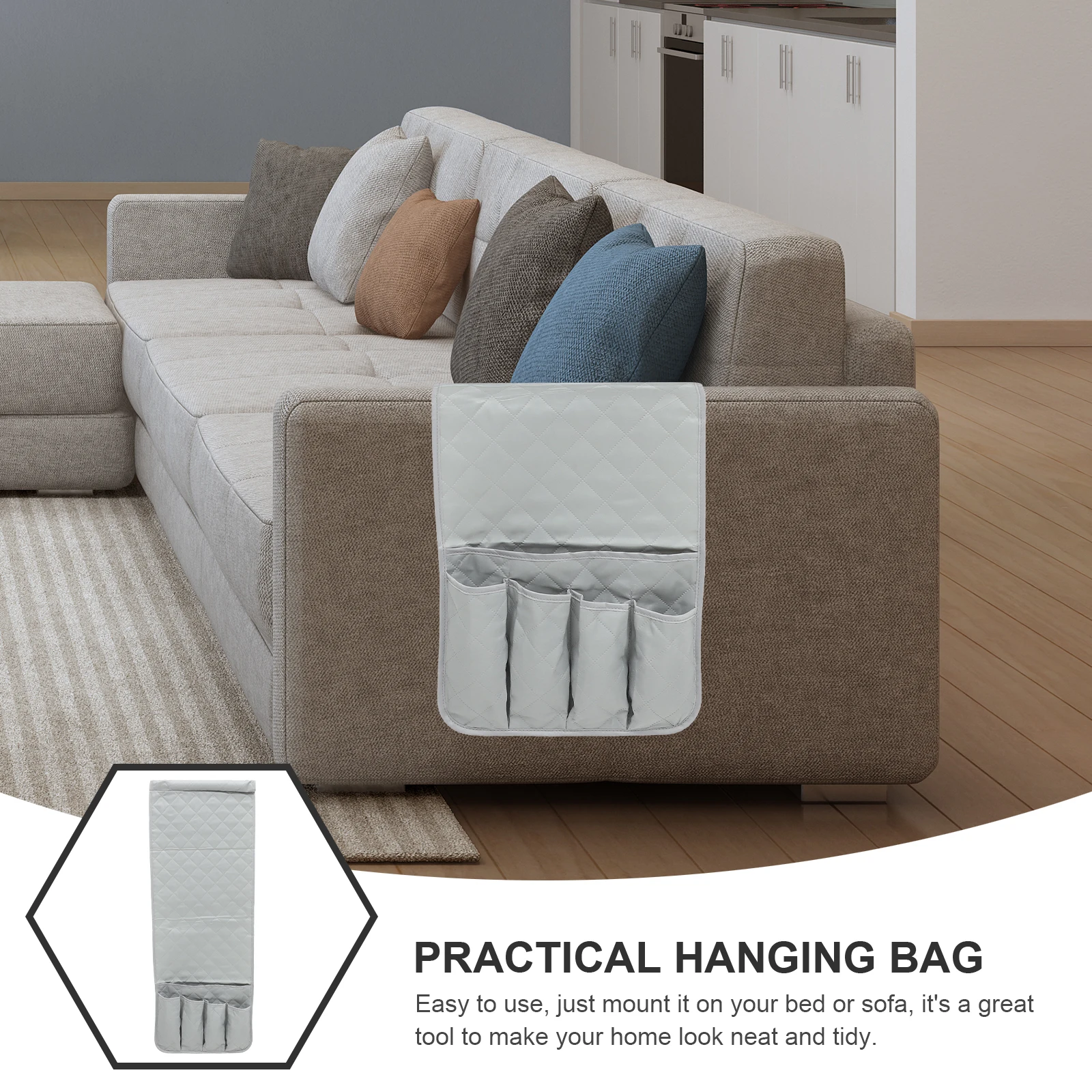 Sofa Armrest Storage Bag Practical Hanging Pouch Remote Control Bedside Organizer
Sofa Armrest Storage Bag Practical Hanging Pouch Remote Control Bedside Organizer