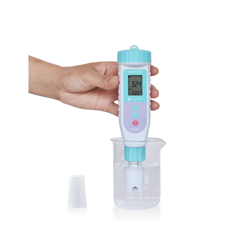 NOBOTECH Handhold TDS EC Meter Temperature Tester Pen Digital Water Quality Tester For Water conductivity Tester
NOBOTECH Handhold TDS EC Meter Temperature Tester Pen Digital Water Quality Tester For Water conductivity Tester