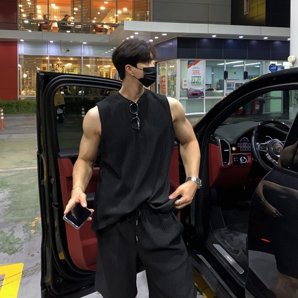 Advanced American Sport Vest Men Svel T-irt Trendy Fitn Summer oulder Pad Haome Training Muscle Sweatirt
Advanced American Sport Vest Men Svel T-irt Trendy Fitn Summer oulder Pad Haome Training Muscle Sweatirt