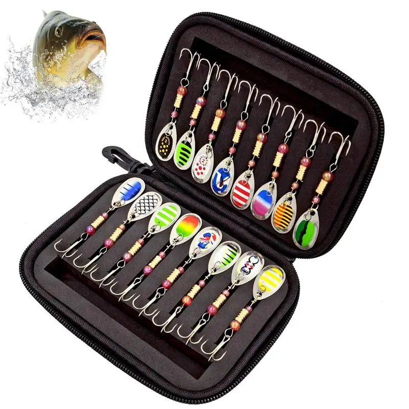 Fishing Spinners Multi-coloured Rotation Sequins Lure 16x Fishing Spinner For Jigging Water Spinner Bait Bass Fishing Lures
Fishing Spinners Multi-coloured Rotation Sequins Lure 16x Fishing Spinner For Jigging Water Spinner Bait Bass Fishing Lures