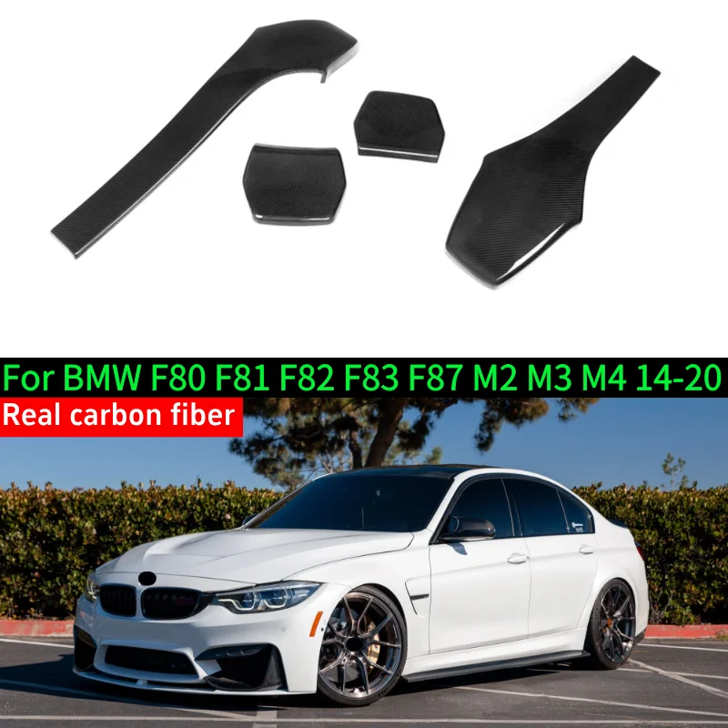For Bmw M2 F87 M3 F80 M4 F82 F83 100% Dry Carbon Fiber Front Seat Back Cover Interior Trims Decoration Parts Set 2014-2020
For Bmw M2 F87 M3 F80 M4 F82 F83 100% Dry Carbon Fiber Front Seat Back Cover Interior Trims Decoration Parts Set 2014-2020