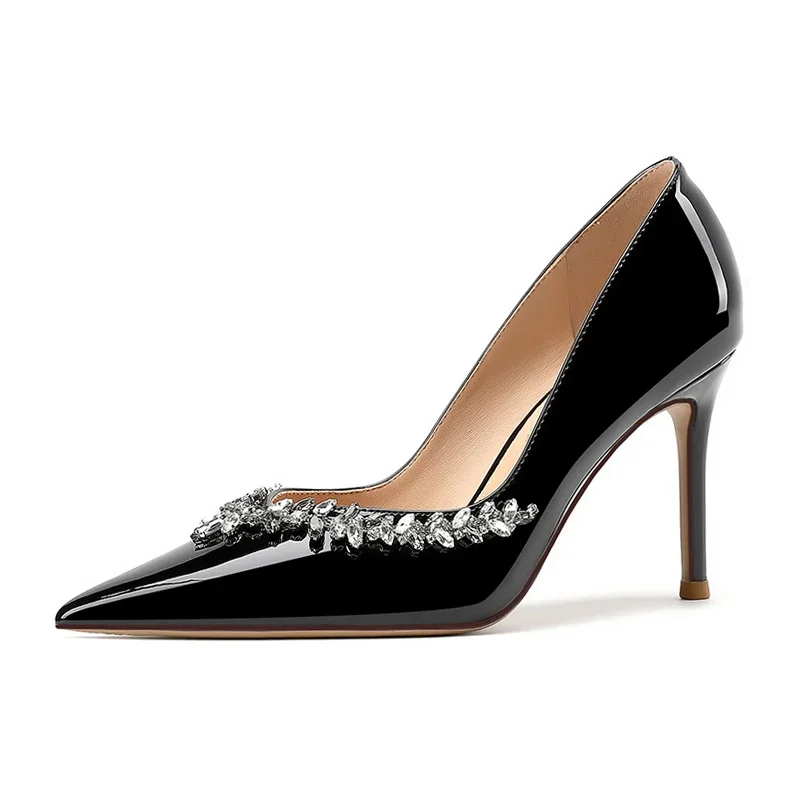 【Measure your feet length before order】Women Stiletto High Heel Pump Rhinestone Pointed Toe Fashion Party Dress Shoes 133-CHC-33
【Measure your feet length before order】Women Stiletto High Heel Pump Rhinestone Pointed Toe Fashion Party Dress Shoes 133-CHC-33