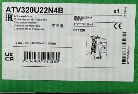 Brand new original ATV320U22M3C ATV320U22N4B Inverter New In Box Fast Delivery
Brand new original ATV320U22M3C ATV320U22N4B Inverter New In Box Fast Delivery