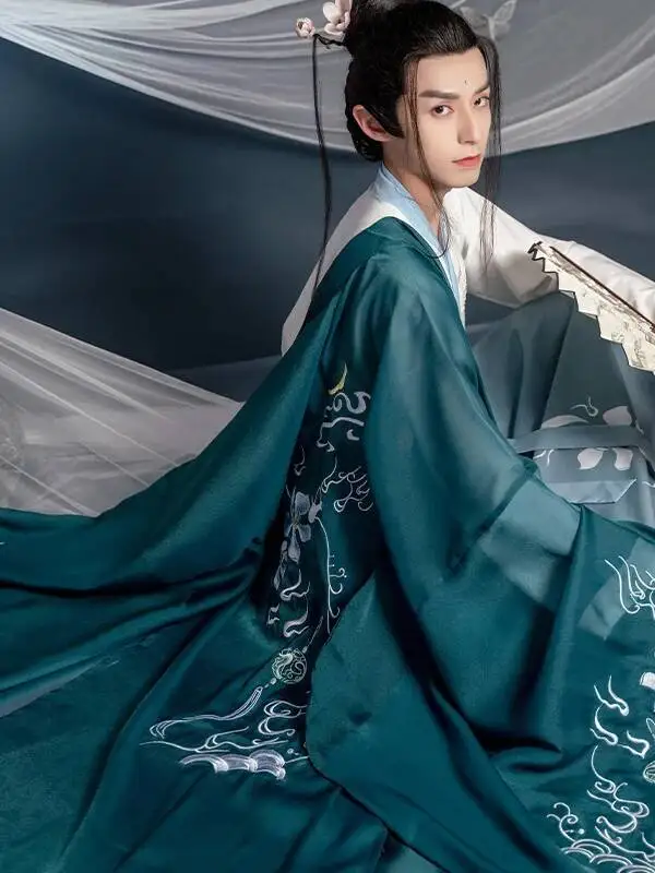 Chinese New Modern Hanfu Man Traditional Dress Kimonos Mujer Tang Dynasty Style Childe Hanbok Handsome Cosplay Multiple Suit
Chinese New Modern Hanfu Man Traditional Dress Kimonos Mujer Tang Dynasty Style Childe Hanbok Handsome Cosplay Multiple Suit