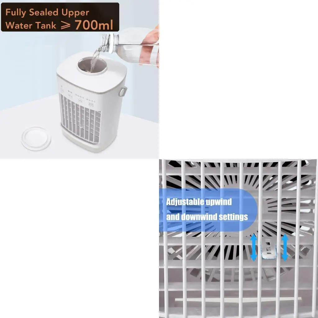 4 Speed Adjustable Fan With 700ML Water Portable Desktop Air Coolers
4 Speed Adjustable Fan With 700ML Water Portable Desktop Air Coolers