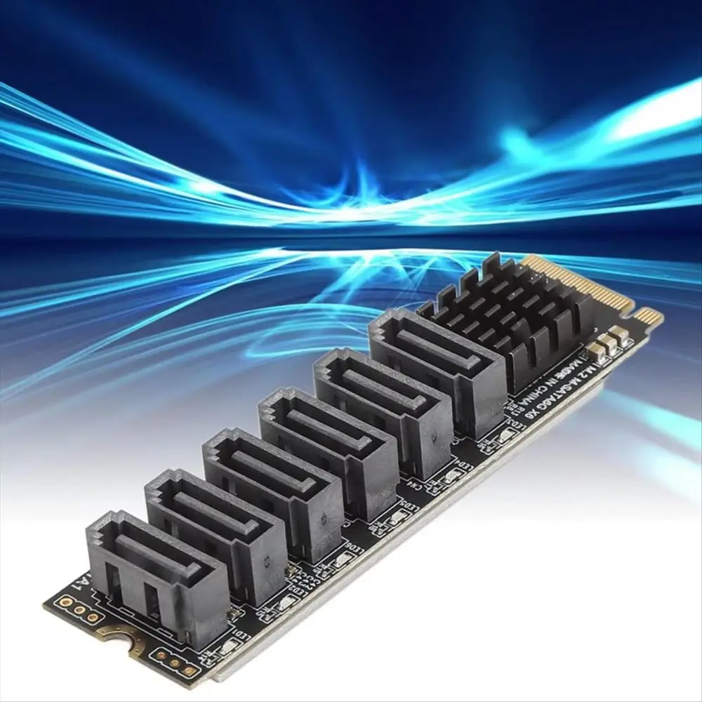 High Speed SSD Adapter ASM1166 Driver Free SATA3.0 Adapter Card 6 Ports Plug and Play SATA Expansion Card Computer Accessories
High Speed SSD Adapter ASM1166 Driver Free SATA3.0 Adapter Card 6 Ports Plug and Play SATA Expansion Card Computer Accessories