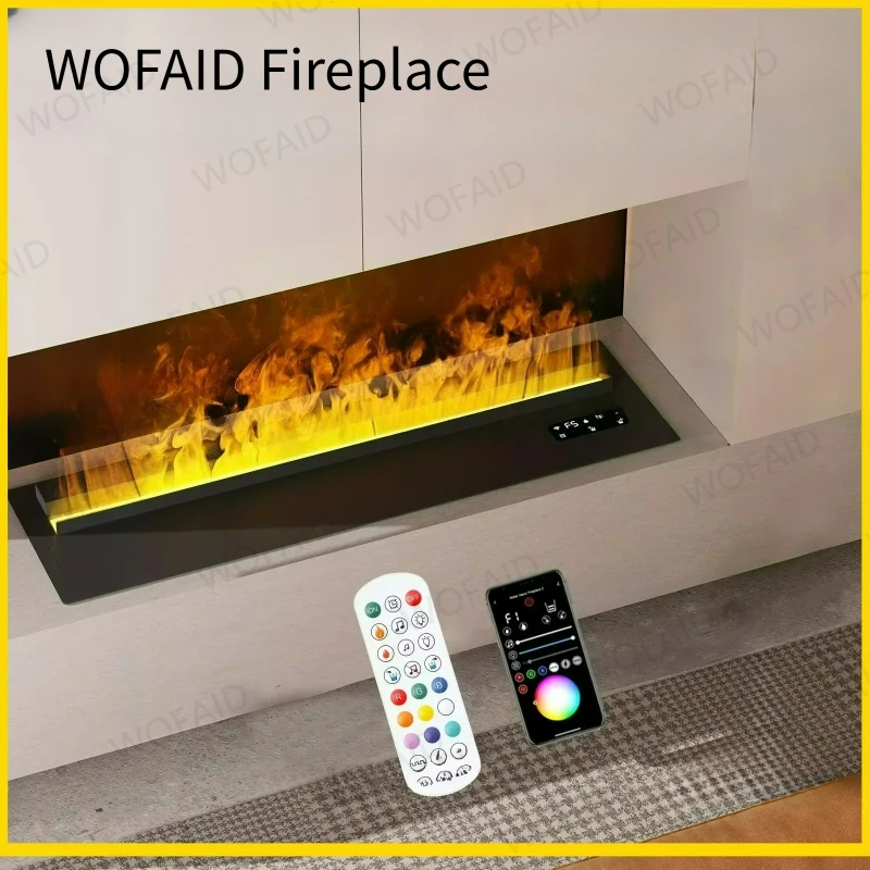 Smart 3D Interior Decoration Mist Fireplace + Essential Oil Diffuser with Remote / APP Control LED Flame Humidifier Fireplaces
Smart 3D Interior Decoration Mist Fireplace + Essential Oil Diffuser with Remote / APP Control LED Flame Humidifier Fireplaces