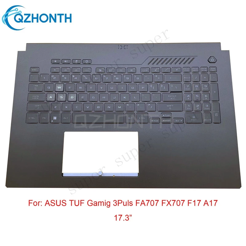 S+ ASUS TUF Gamig 3Puls FA707 FX707 F17 A17 Palmrest w/ Keyboard + Bottom Case 17.3
S+ ASUS TUF Gamig 3Puls FA707 FX707 F17 A17 Palmrest w/ Keyboard + Bottom Case 17.3