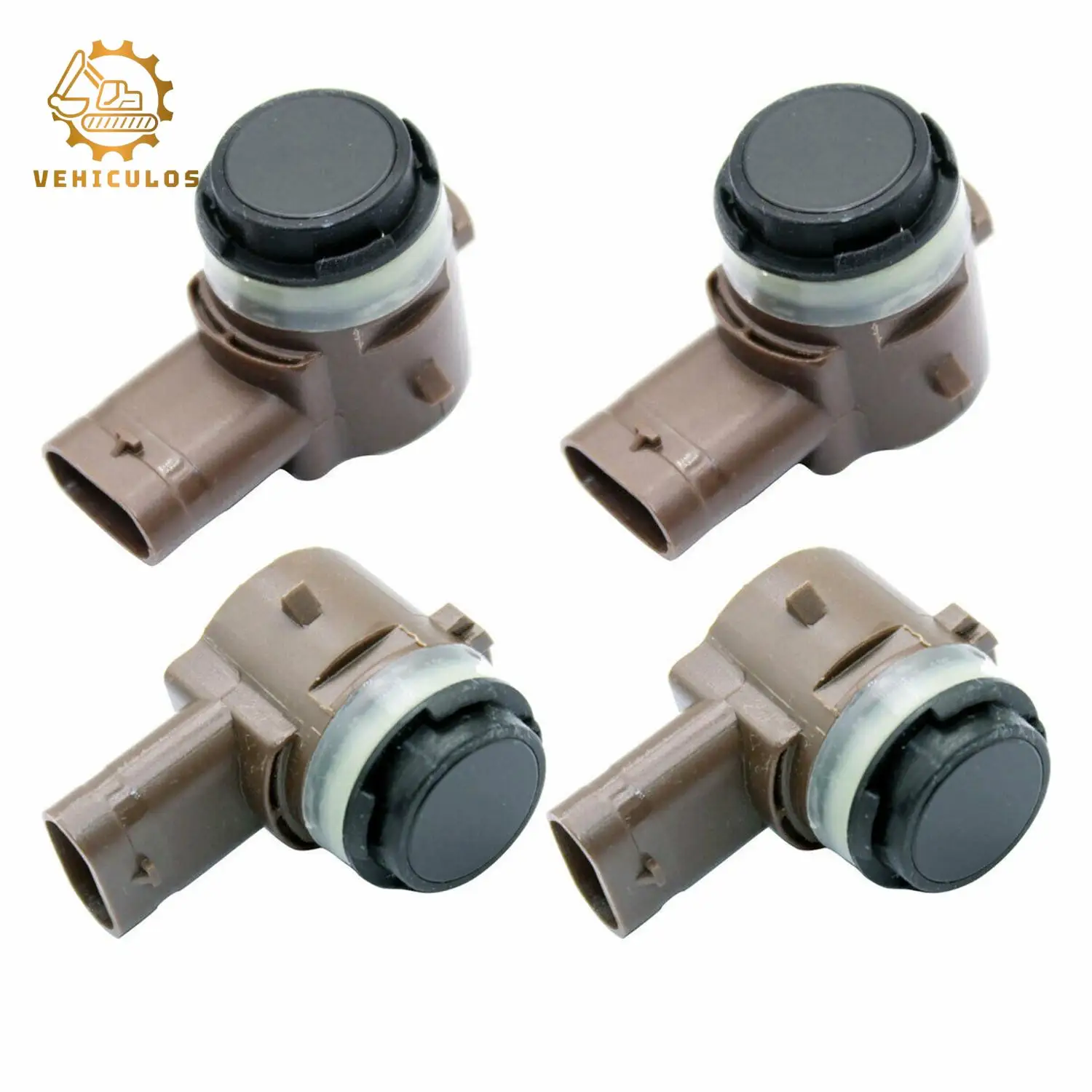 4PCS Parking Side Sensor 1127502-01-D 1127502 Fits For Tesla Model 3 Front & Rear Bumper Reverse Assist Detection Replacement