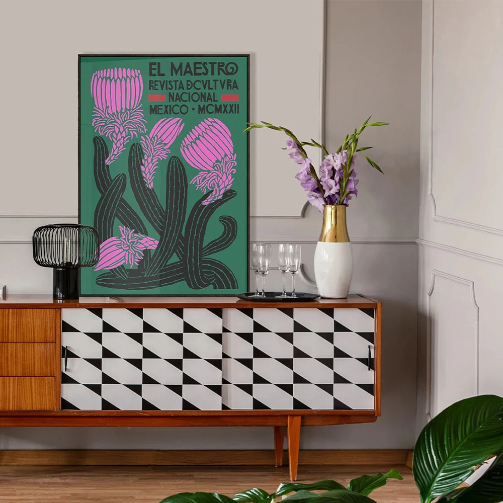 Эклектичный постер «Эль-Маэстро Мексика». Винтажные постеры с изображением цветущего кактуса в мексиканском стиле для гостиной, спальни, домашнего декора
Эклектичный постер «Эль-Маэстро Мексика». Винтажные постеры с изображением цветущего кактуса в мексиканском стиле для гостиной, спальни, домашнего декора
