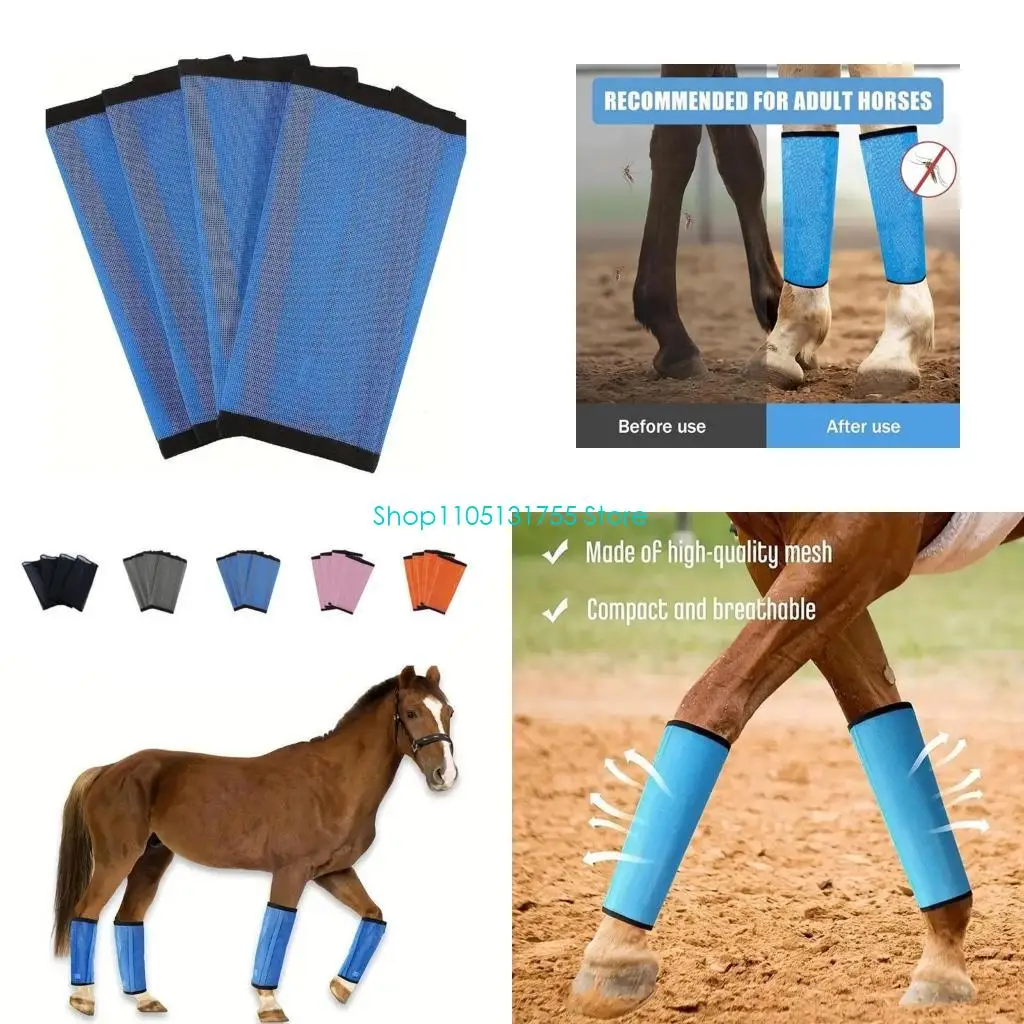 4pcs Horse Leg Protectors Mesh Horse Fly Boot Horse Leg Mosquitoes Repellents Cover Breathable Protective Cover Enduring
4pcs Horse Leg Protectors Mesh Horse Fly Boot Horse Leg Mosquitoes Repellents Cover Breathable Protective Cover Enduring