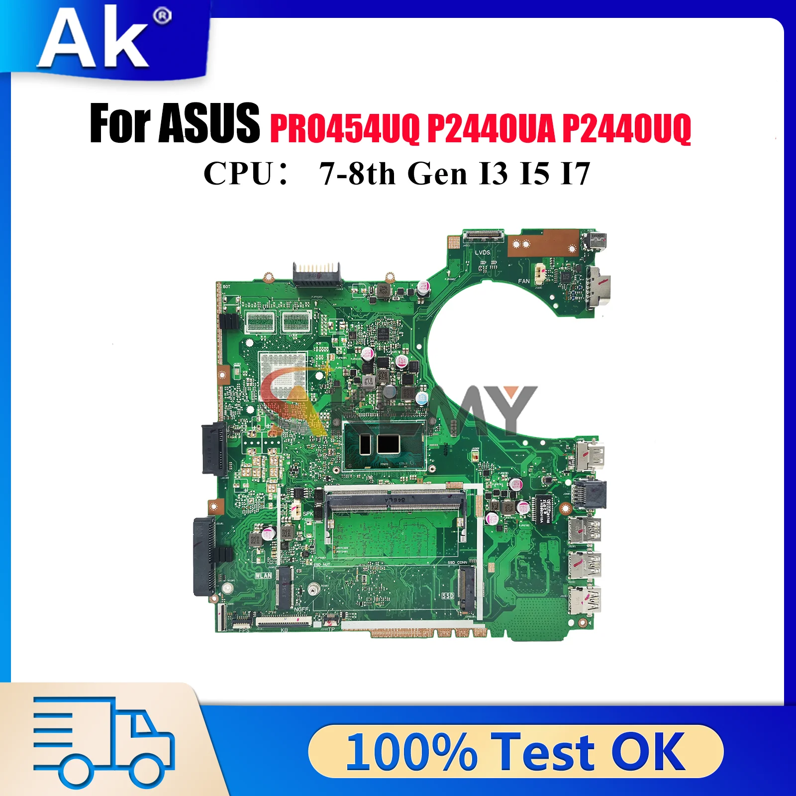 P2440UA Материнская плата для ноутбука ASUS ProArt P2440UA PRO454UQ P2440UF P2440U P2440UQ Материнская плата с процессором I3 I5 I7 100% tests OK stk
P2440UA Материнская плата для ноутбука ASUS ProArt P2440UA PRO454UQ P2440UF P2440U P2440UQ Материнская плата с процессором I3 I5 I7 100% tests OK stk
