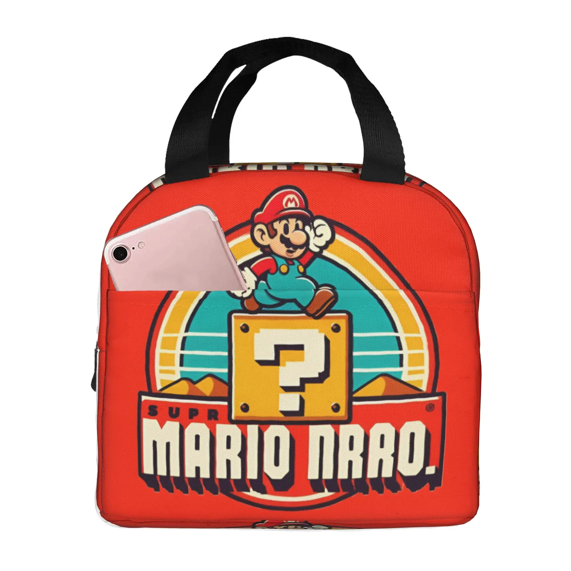 Custom M-Marioed Resuable Lunch Box Unisex Waterproof Cartoon Thermal Cooler Food Insulated Lunch Bag School Student
Custom M-Marioed Resuable Lunch Box Unisex Waterproof Cartoon Thermal Cooler Food Insulated Lunch Bag School Student