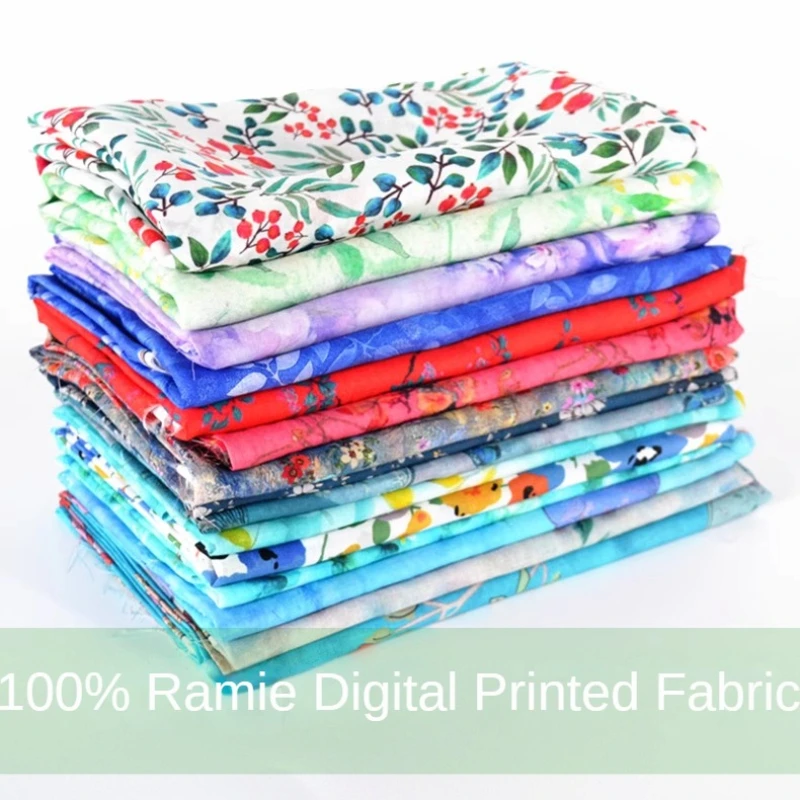 100% Ramie Digital Printed Fabric Summer High-end Linen Small Floral Cotton and Linen Dresses Shirts T-shirts Clothing Fabrics
100% Ramie Digital Printed Fabric Summer High-end Linen Small Floral Cotton and Linen Dresses Shirts T-shirts Clothing Fabrics
