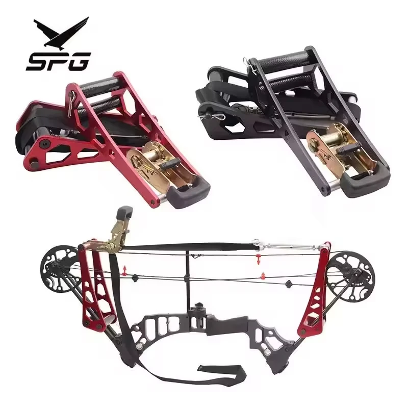 Portable Compound Bow Press 52inch Strap CNC Aluminum Alloy Bow String Replacement Tuning Tool for Archery Hunting
Portable Compound Bow Press 52inch Strap CNC Aluminum Alloy Bow String Replacement Tuning Tool for Archery Hunting