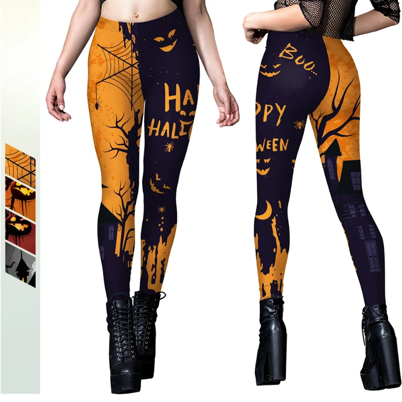 Halloween Costume Carnival Night Dark Bat Style Spider Web Pattern Digital Printing Tight Fitness Yoga Pants Makeup Dance Party
Halloween Costume Carnival Night Dark Bat Style Spider Web Pattern Digital Printing Tight Fitness Yoga Pants Makeup Dance Party