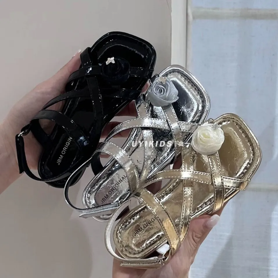 2026 New Arrival Summer Black Sandals Children Square Toe Casual Flats Rome Style Comfortable Beach Shoes Fashion Girls Sandals
2026 New Arrival Summer Black Sandals Children Square Toe Casual Flats Rome Style Comfortable Beach Shoes Fashion Girls Sandals