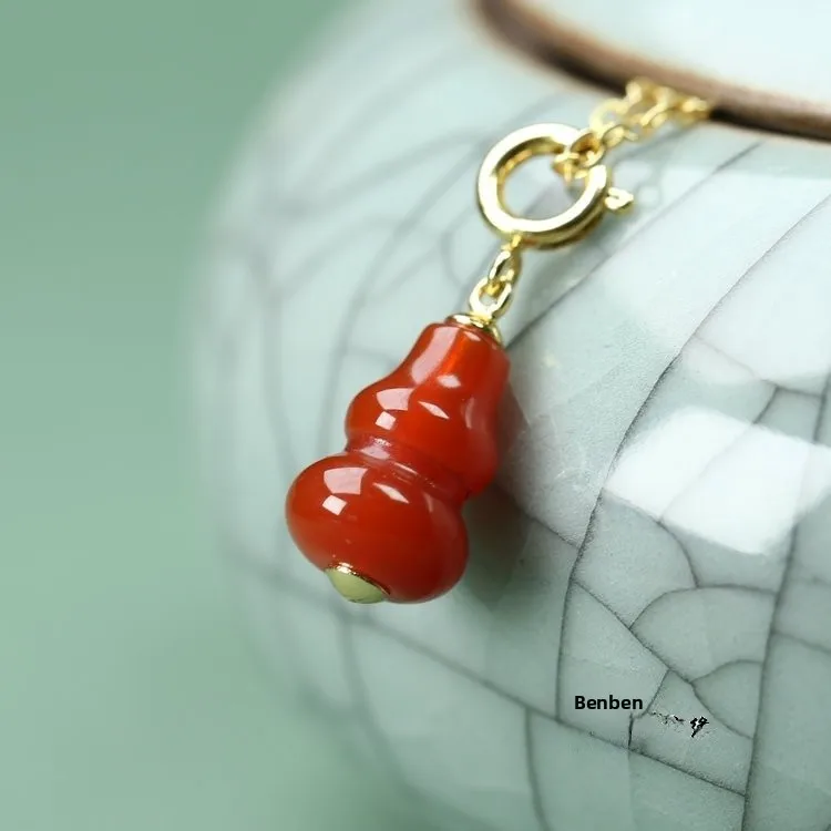 l Red Agate Gourd Pendant 82mm Bracelet Nelace Charm New Chinese Sle DIY Jewelry Accories D2 Faionable Ornament
l Red Agate Gourd Pendant 82mm Bracelet Nelace Charm New Chinese Sle DIY Jewelry Accories D2 Faionable Ornament
