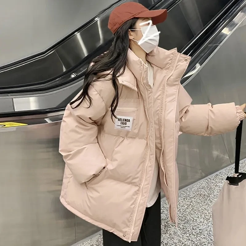 Down padded Coat Female 2024 New Autumn Winter Parkas Korean Thick Bread Clothes Cotton Jacket women Loose outerwear Tide T513
Down padded Coat Female 2024 New Autumn Winter Parkas Korean Thick Bread Clothes Cotton Jacket women Loose outerwear Tide T513