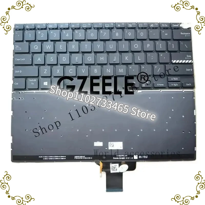 US laptop keyboard for ASUS for 14pro M3400Q M34000WU M3401QA K3400PA M7400QC Backlin
US laptop keyboard for ASUS for 14pro M3400Q M34000WU M3401QA K3400PA M7400QC Backlin